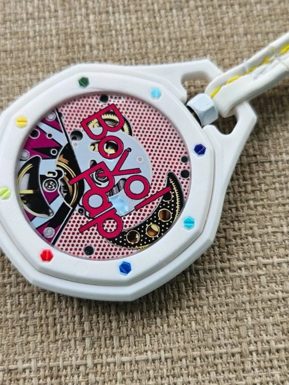 Fashion Hand Watch White Pocket Watch Quartz Analog Watch W/ Box Unbranded